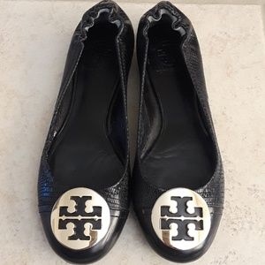 Tory Burch REVA embossed ballet flats